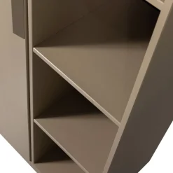 Wandkasten<WOOOD Wandkast Lowen Mud - 100x221x44 cm