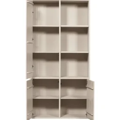 Opbergkasten<WOOOD Wandkast Merel Dust - 100x200x40 cm