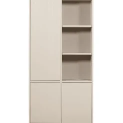 Opbergkasten<WOOOD Wandkast Merel Dust - 100x200x40 cm