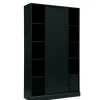 Wandkasten<WOOOD Wandkast Move Zwart - 120x200x42 cm