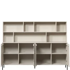 Wandkasten<WOOOD Wandkast New Gravure Dust - 200x150x44 cm