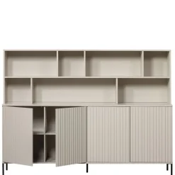 Wandkasten<WOOOD Wandkast New Gravure Dust - 200x150x44 cm