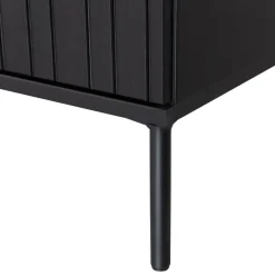 Wandkasten<WOOOD Wandkast New Gravure Zwart - 60x210x42 cm