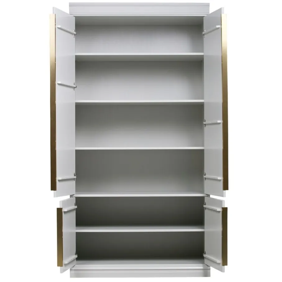 Wandkasten<WOOOD Wandkast Organize Mist - 110x215x44 cm