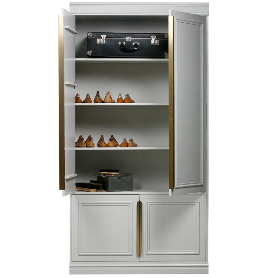Wandkasten<WOOOD Wandkast Organize Mist - 110x215x44 cm