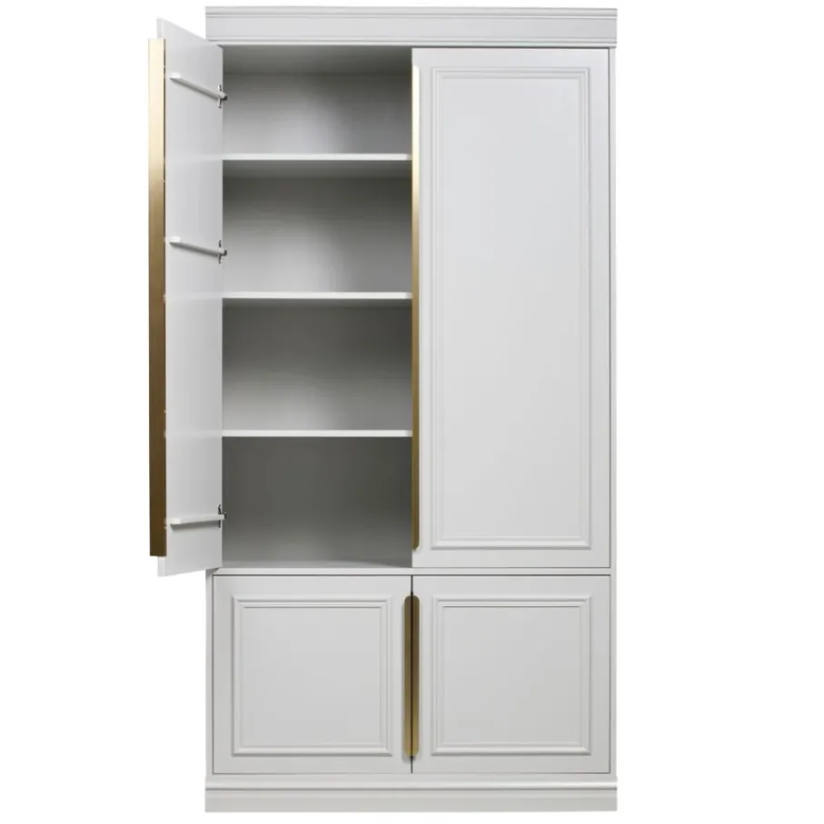 Wandkasten<WOOOD Wandkast Organize Mist - 110x215x44 cm