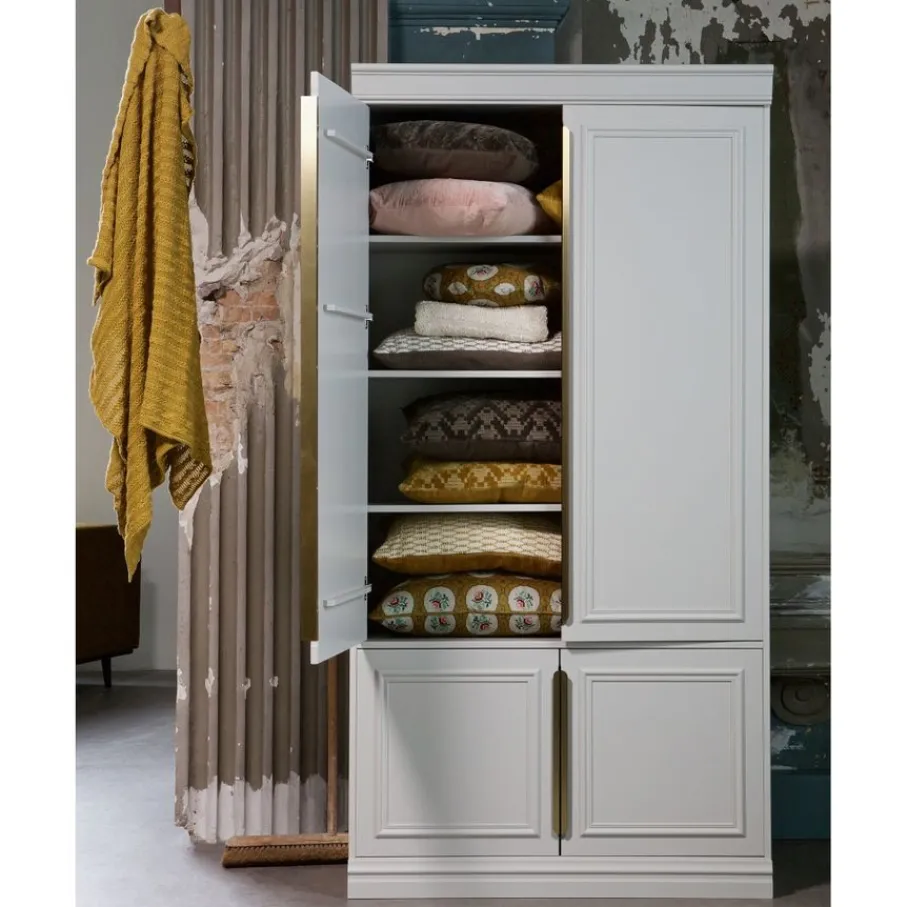 Wandkasten<WOOOD Wandkast Organize Mist - 110x215x44 cm