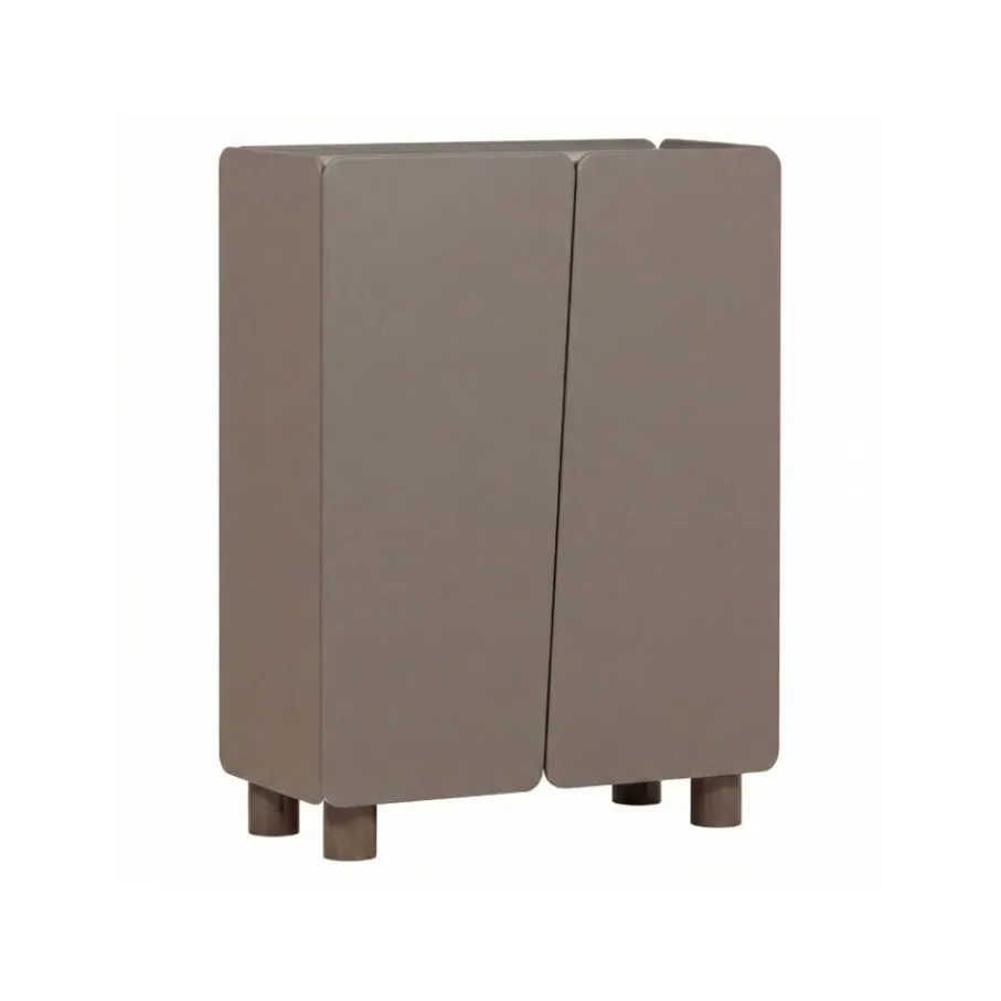 Opbergkasten<WOOOD Wandkast Root Truffel Bruin - 100x135x45 cm