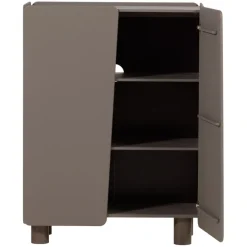 Opbergkasten<WOOOD Wandkast Root Truffel Bruin - 100x135x45 cm