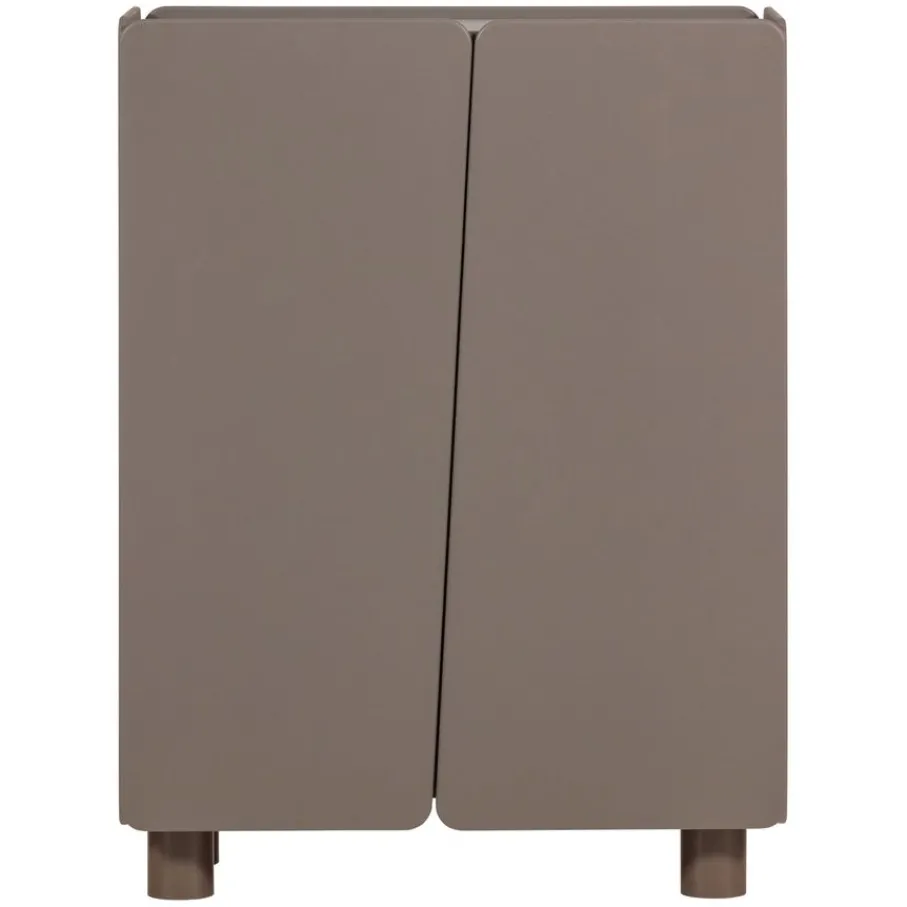 Opbergkasten<WOOOD Wandkast Root Truffel Bruin - 100x135x45 cm