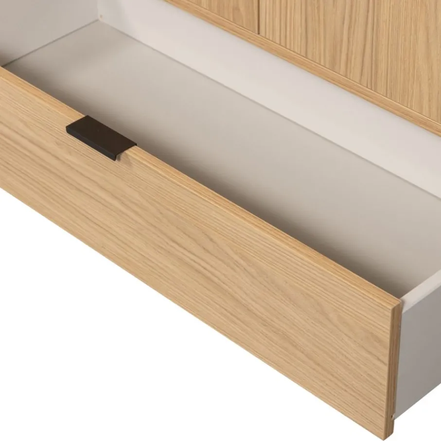 Wandkasten<WOOOD Wandkast Silas Naturel - 85x149x36 cm