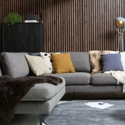Wandkasten<WOOOD Wandkast Silas Zwart - 85x149x36 cm