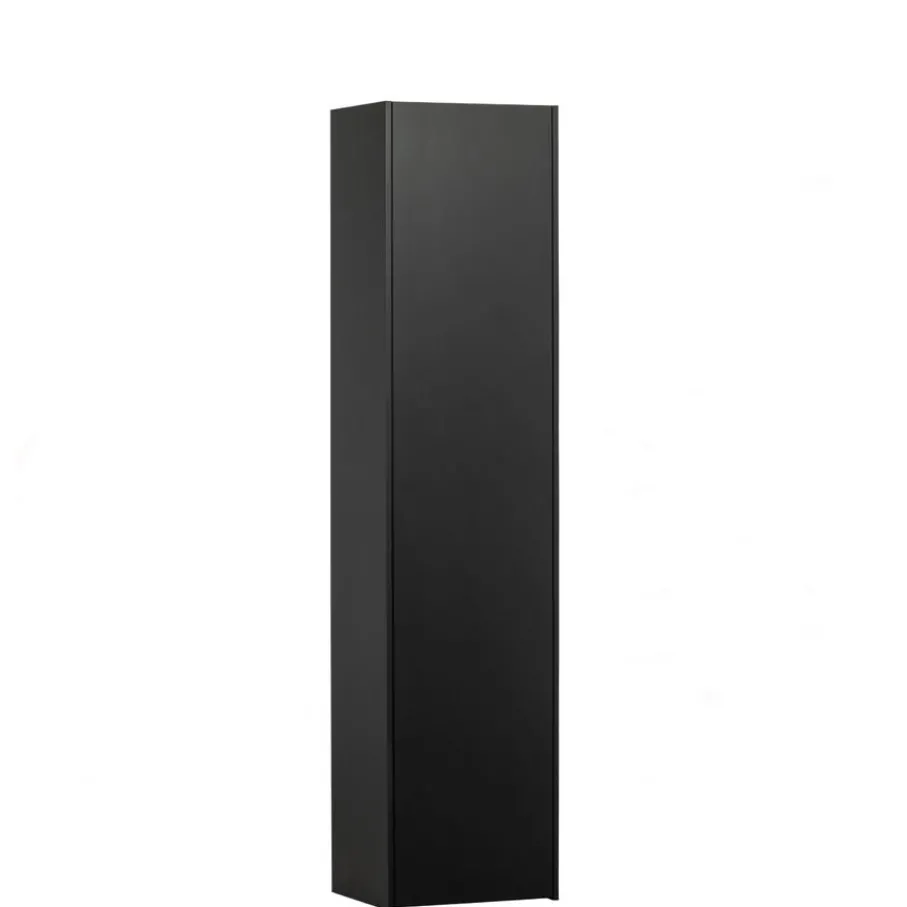 Wandkasten<WOOOD Wandkast Teun Zwart - 44x188x35 cm
