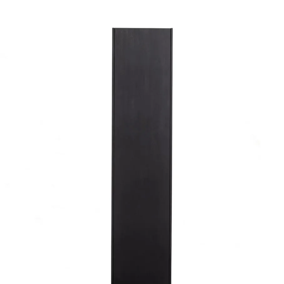 Wandkasten<WOOOD Wandkast Teun Zwart - 44x188x35 cm
