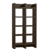 Boekenkasten|Wandkasten<WOOOD Wandkast Timo Bruin - 100x195x40 cm