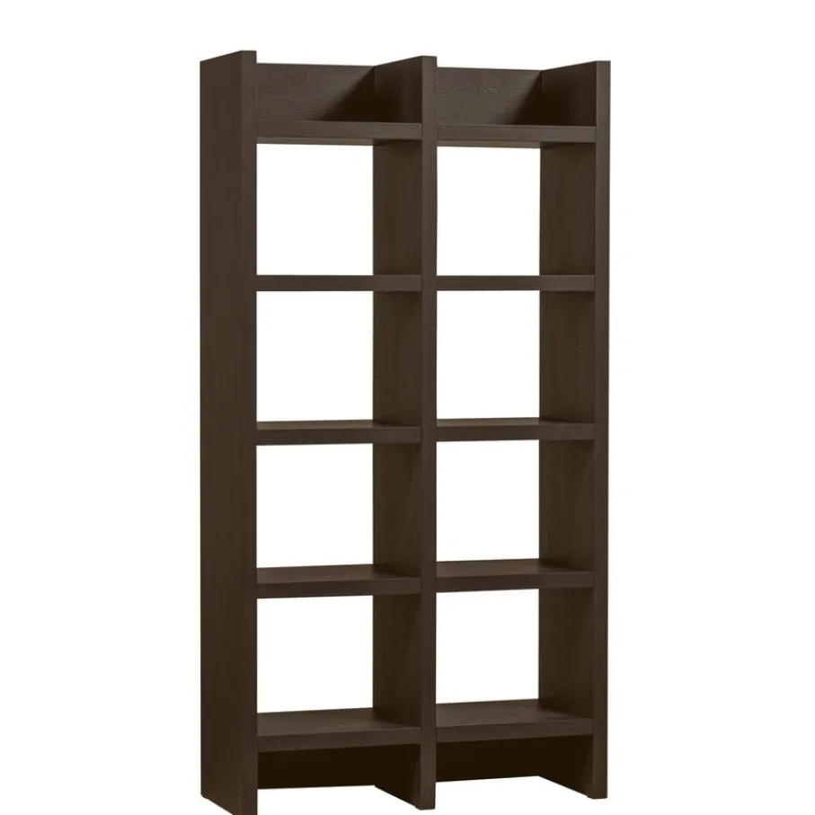 Boekenkasten|Wandkasten<WOOOD Wandkast Timo Bruin - 100x195x40 cm