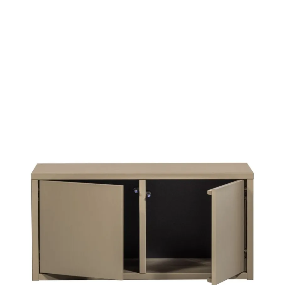 Opbergkasten<WOOOD Wandkast Turner Mud - 80x39x44 cm