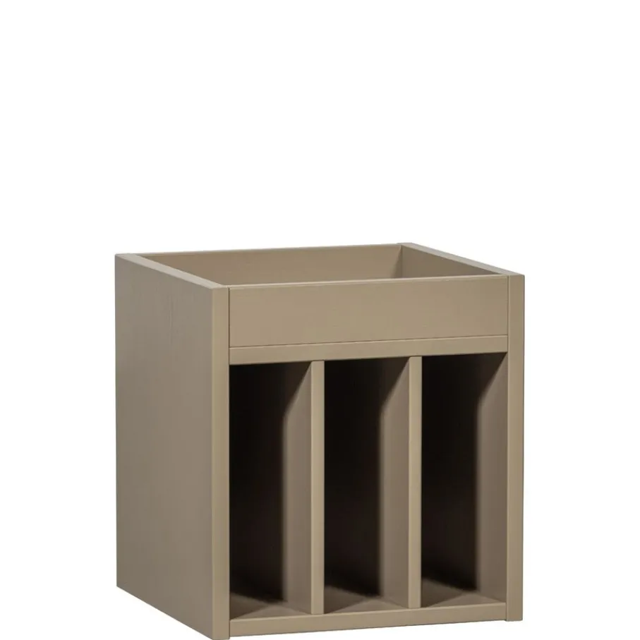 Opbergkasten<WOOOD Wandkast Turner Mud - 44x47x44 cm
