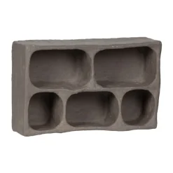 Wandrekken & Planken|Wandrekken<WOOOD Wandrek Clay Grijs - 70x45 cm