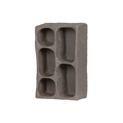 Wandrekken & Planken|Wandrekken<WOOOD Wandrek Clay Grijs - 70x45 cm