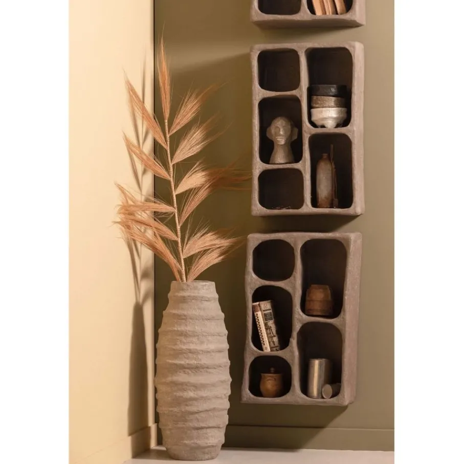 Wandrekken & Planken|Wandrekken<WOOOD Wandrek Clay Grijs - 70x45 cm