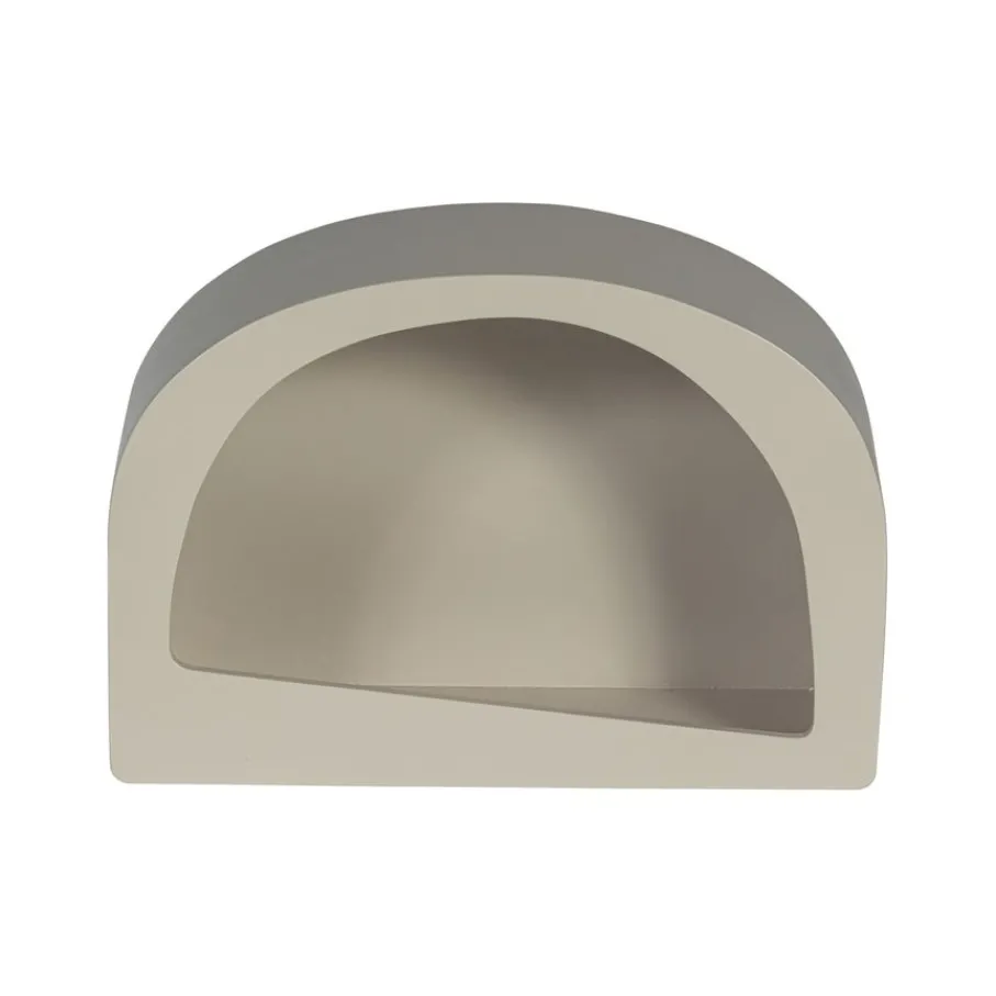 Wandrekken & Planken|Wandrekken<WOOOD Wandrek Noam Greige - 35x24 cm