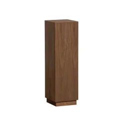 Bijzettafels<WOOOD Zuil Enid Bruin - 24x80x24 cm