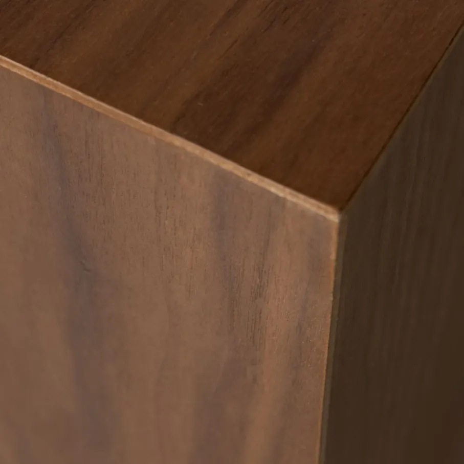 Bijzettafels<WOOOD Zuil Enid Bruin - 24x80x24 cm