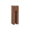 Bijzettafels<WOOOD Zuil Plantor Bruin - 24x80x24 cm