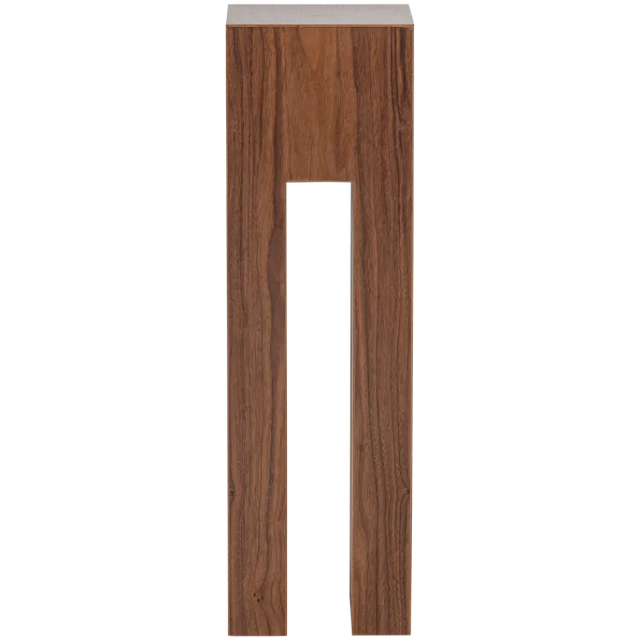 Bijzettafels<WOOOD Zuil Plantor Bruin - 24x80x24 cm