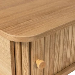 Nachtkastjes<WOOOD Zwevend Nachtkastje Jena Naturel - 40x15x30 cm