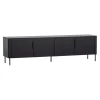 Tv-Meubels<WOOOD (Zwevend) TV-meubel Gunnar Zwart - 200x56x44 cm