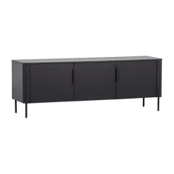 Tv-Meubels<WOOOD (Zwevend) TV-meubel Gunnar Zwart - 154x56x44 cm