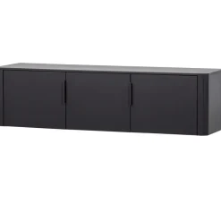Tv-Meubels<WOOOD (Zwevend) TV-meubel Gunnar Zwart - 154x56x44 cm