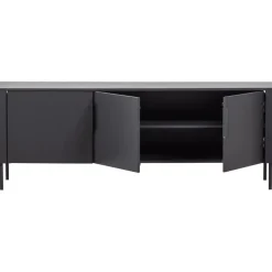 Tv-Meubels<WOOOD (Zwevend) TV-meubel Gunnar Zwart - 154x56x44 cm