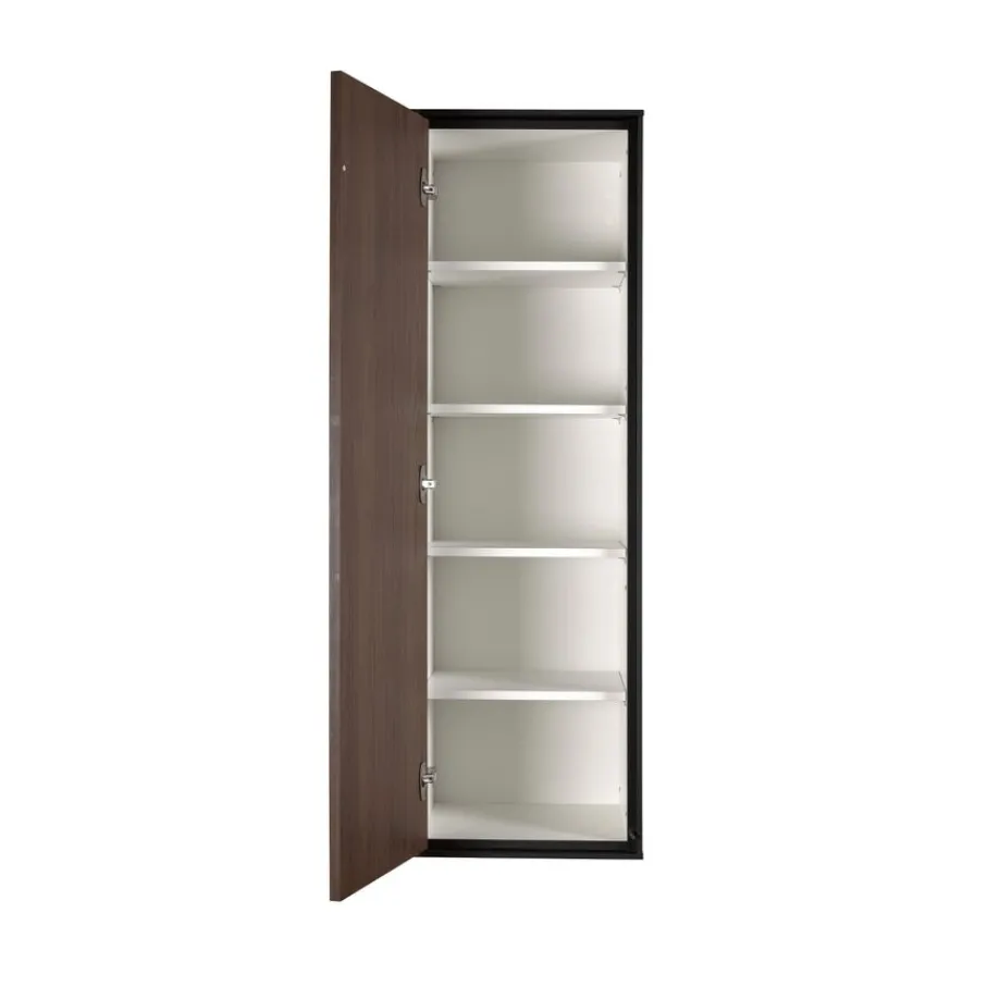 Wandkasten< Zwevende Wandkast Cannes Bruin - 40x130x37 cm