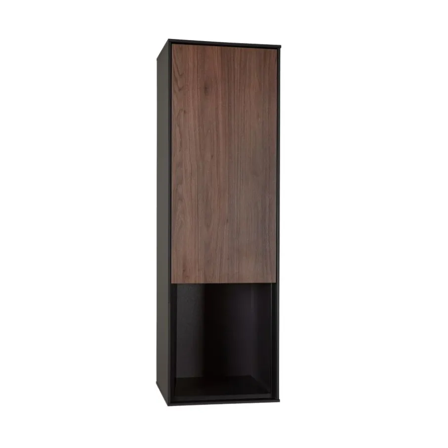 Wandkasten< Zwevende Wandkast Cannes Bruin - 40x130x37 cm