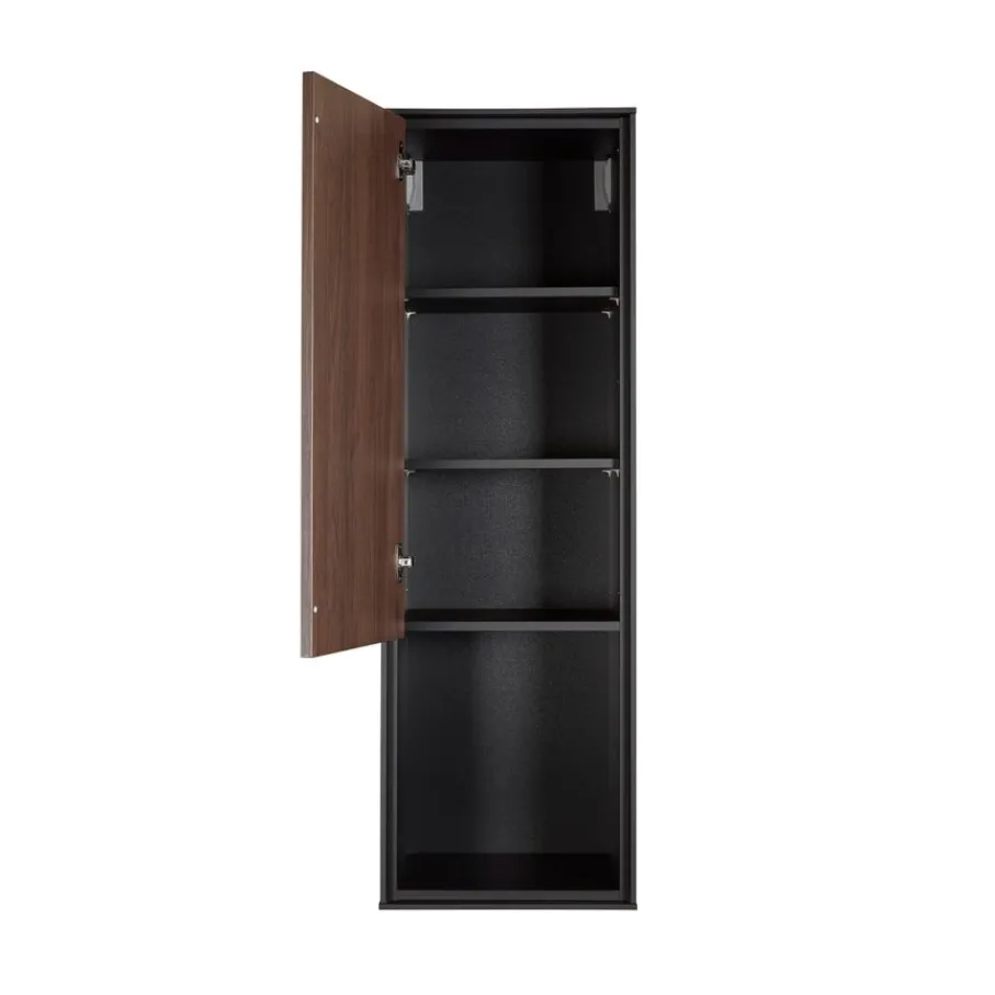 Wandkasten< Zwevende Wandkast Cannes Bruin - 40x130x37 cm
