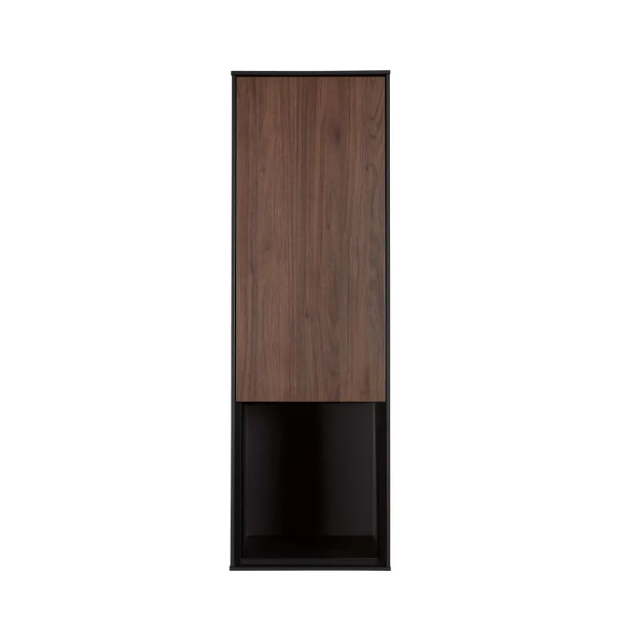 Wandkasten< Zwevende Wandkast Cannes Bruin - 40x130x37 cm