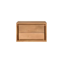 Nachtkastjes< Zwevend Nachtkastje Geleen Bruin - 40x25x30 cm
