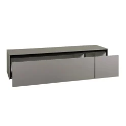 Tv-Meubels< Zwevend TV-meubel Cannes Taupe - 162x37x49 cm