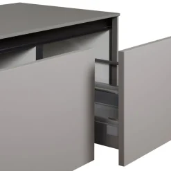 Tv-Meubels< Zwevend TV-meubel Cannes Taupe - 162x37x49 cm